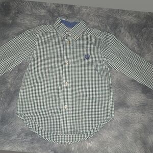 Chaps Kids Checkered Shirt - Green